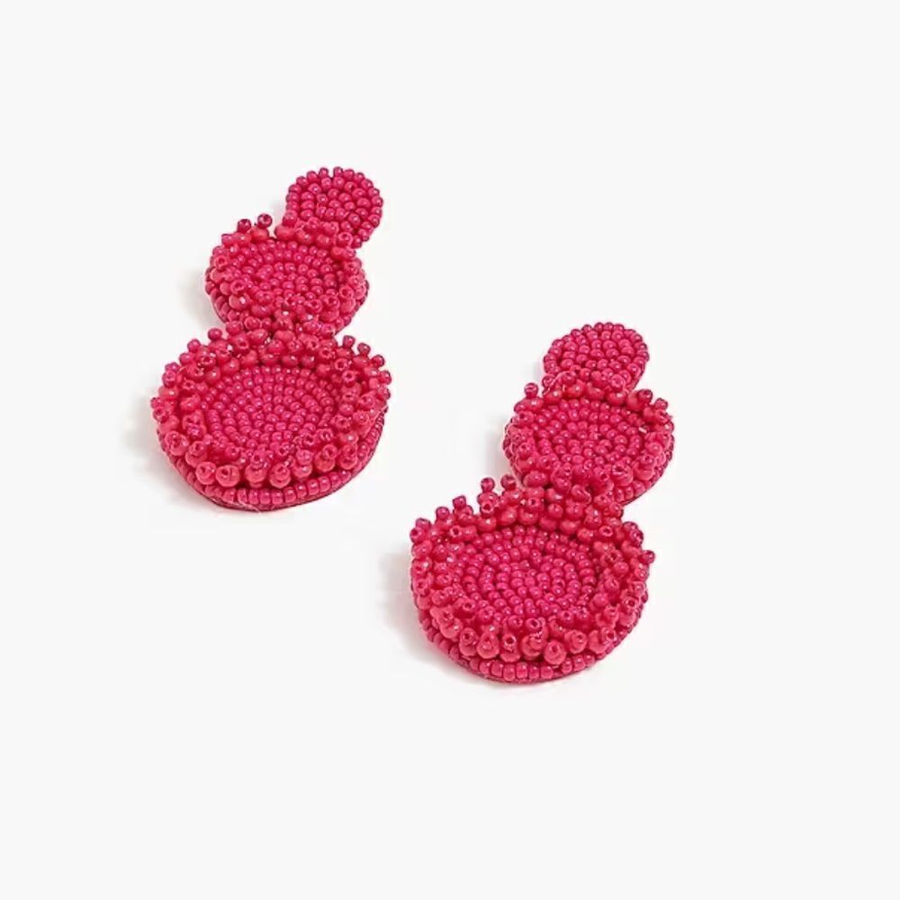 Jcrew factory Beaded statement earrings